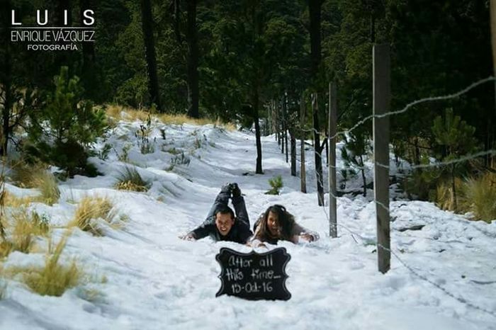 Mi  save the date! en el pico de orizaba - 1