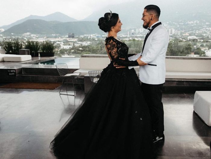 Vestido de novia negro!! - 2