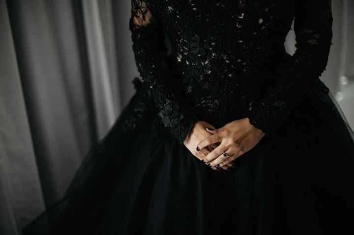 Vestido de novia negro!! - 3