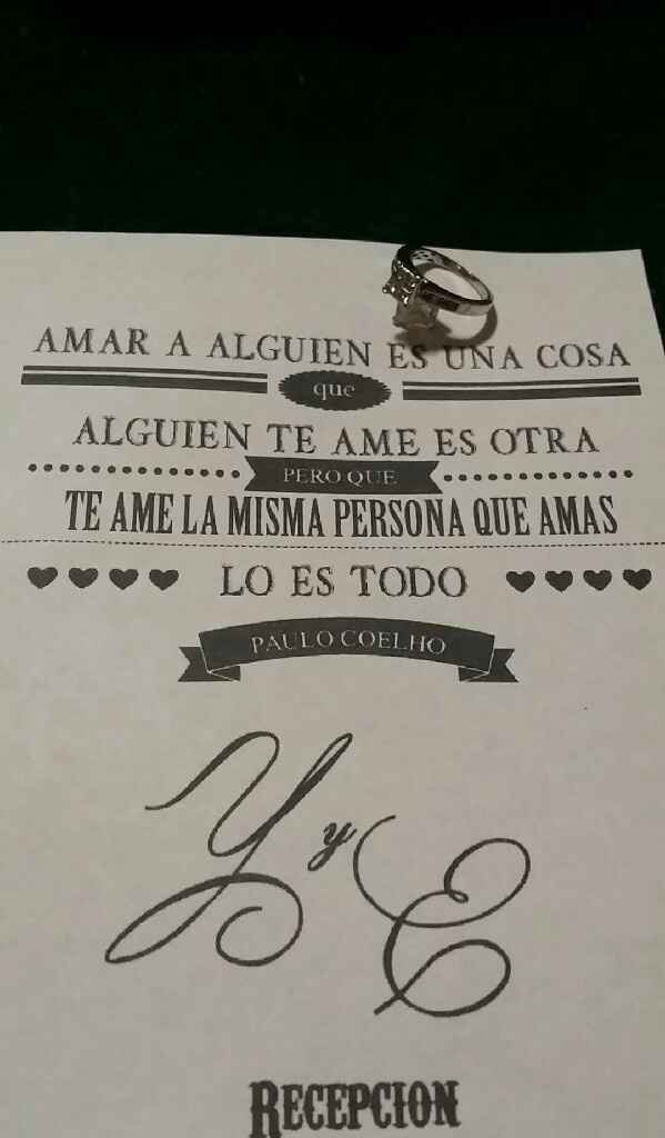Frase para las invitaciones - 1