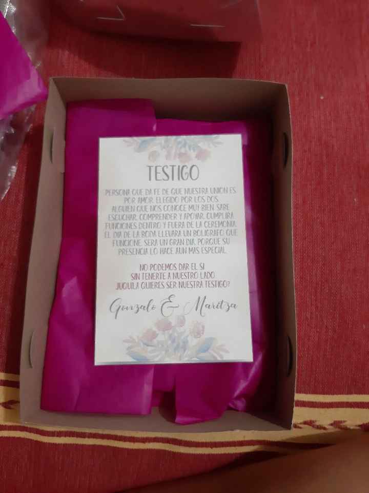 Regalo para nuestras testigos - 2