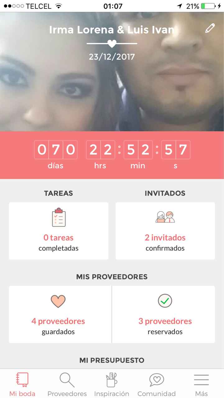 ¿Cuántos días faltan para tu día B? - 1