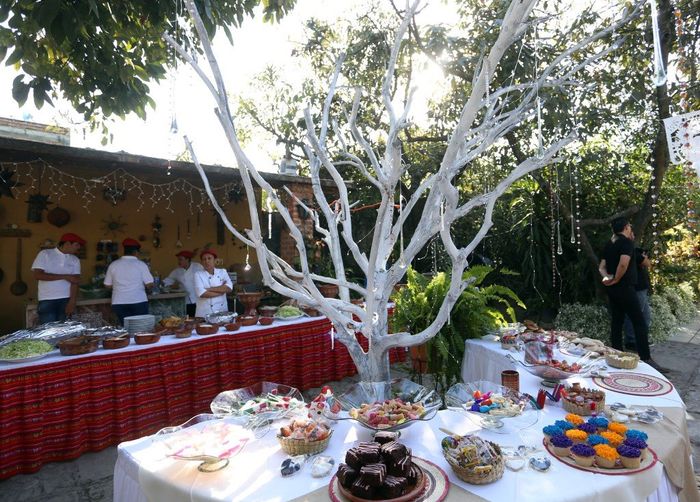 Mesa de postres y bufette tapatío...