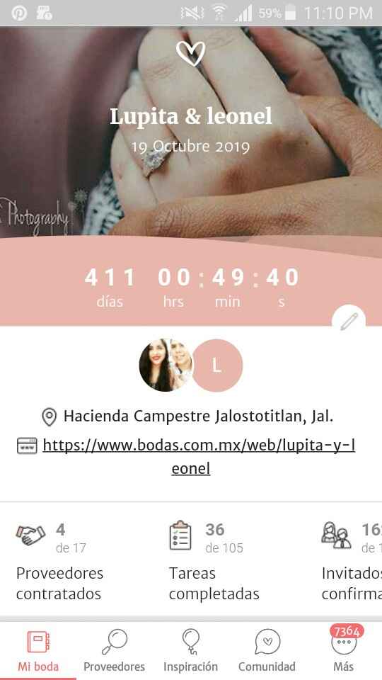 Una semana menos para la BODA 📆 ¡Comparte tu contador! - 1
