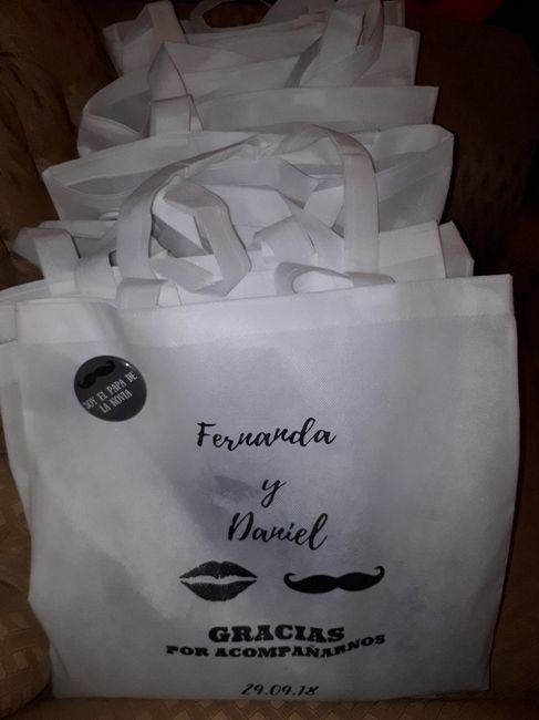 Paquetes en bolsas