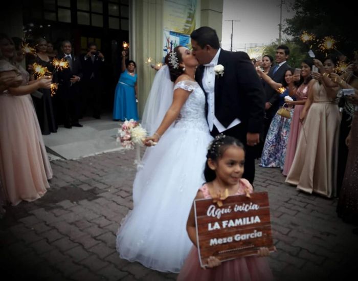 Al finalizar la ceremonia religiosa