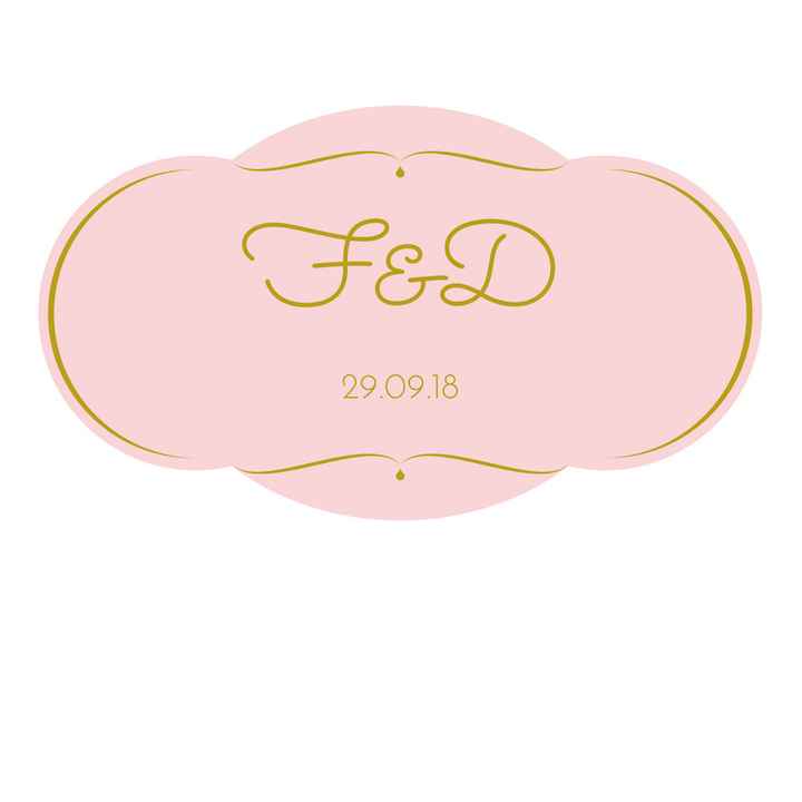 Este es el logo que se manejará en todo el concepto de nuestra boda.