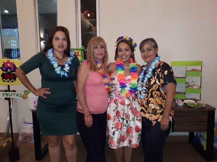 Parte de mi familia que acudió al evento