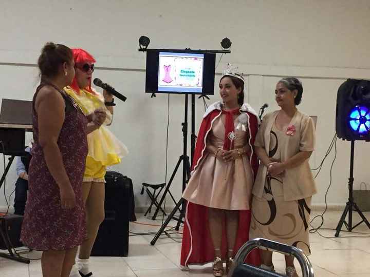 Dinámica del show con mi mamá y mi suegra