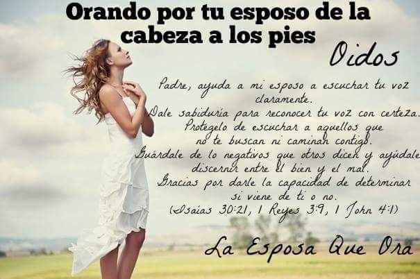 Orando por tu esposo de la cabeza a los pies. - 3