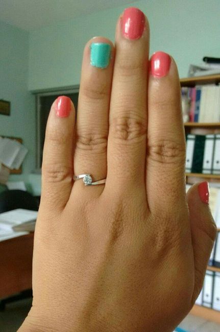 Por fin tengo mi anillo de compromiso.  cual es el tuyo - 2
