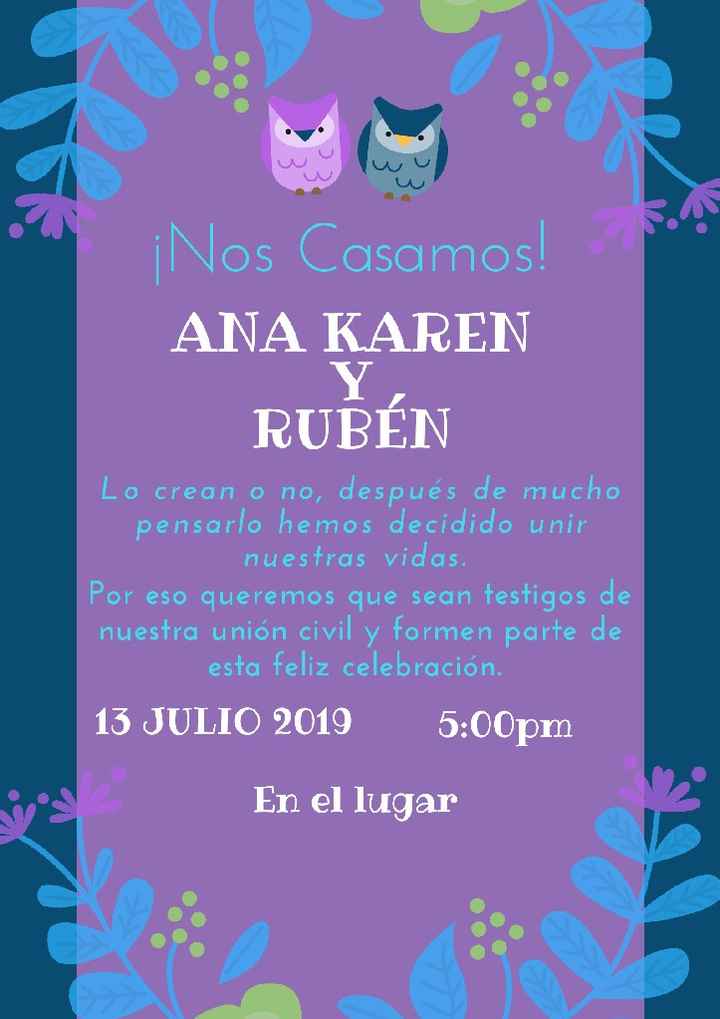 Sube fotos de tus invitaciones - 1