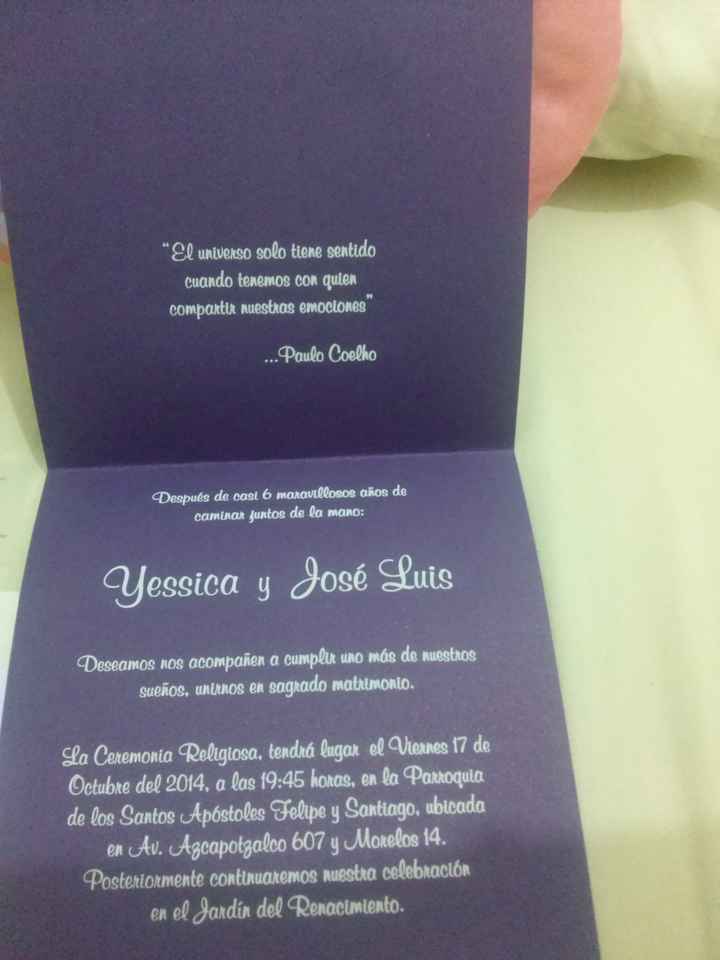 A mostrar nuestra invitaciones oh las que mas nos gustaron - 2