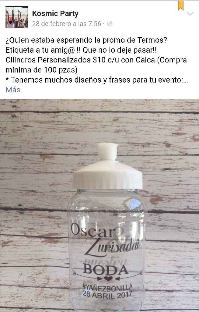 Recuerdos de boda - cilindros o tazas - 1