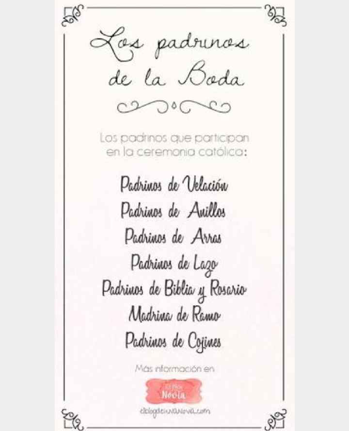Help,  cuantos padrinos??? - 1