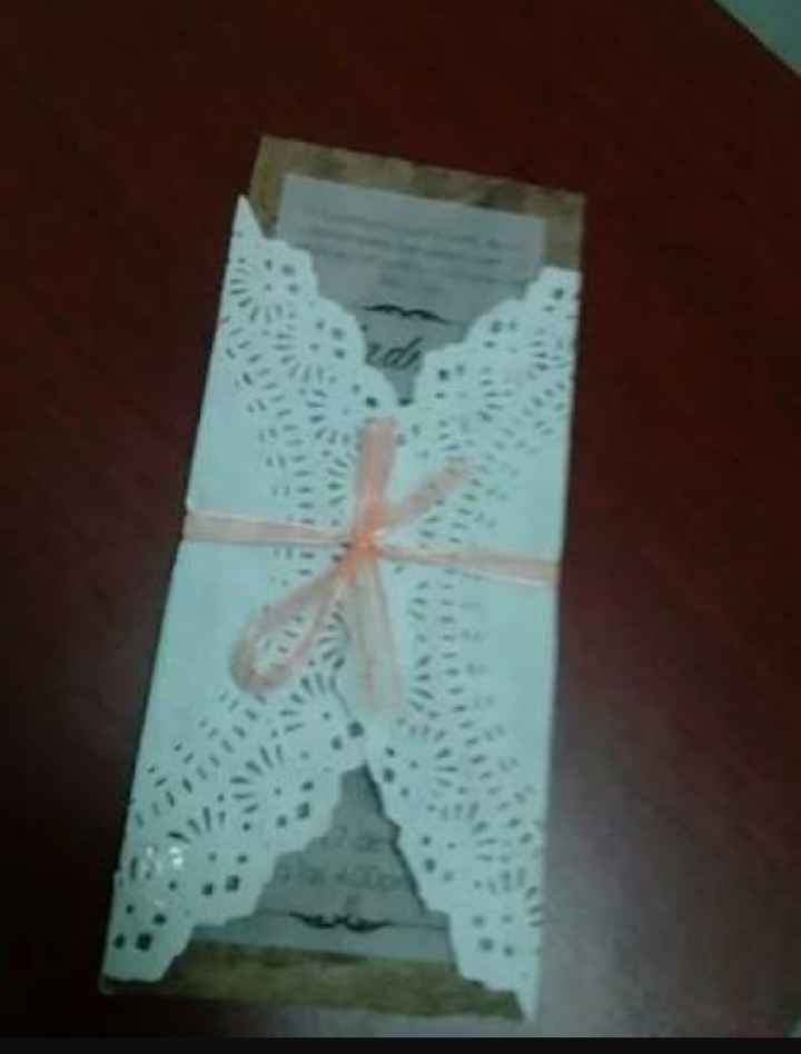 Invitaciones hechas por mi.. - 1