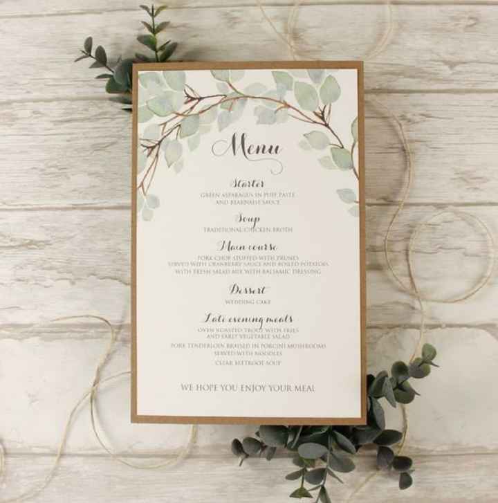Ideas de menú para boda - 9
