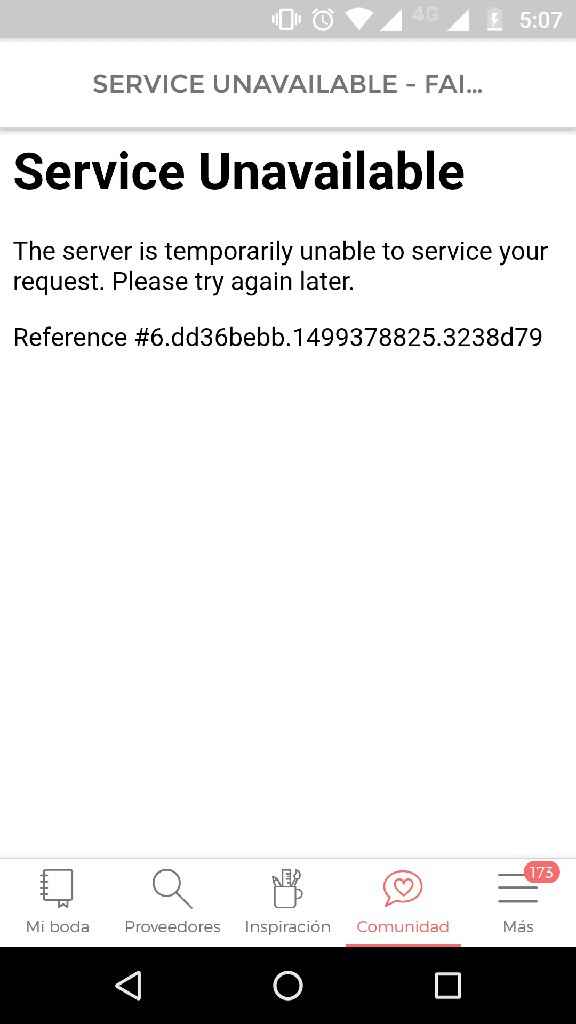 Problemas con la app desde el cel - 1