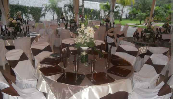Combinación de colores en dorado y café - 3