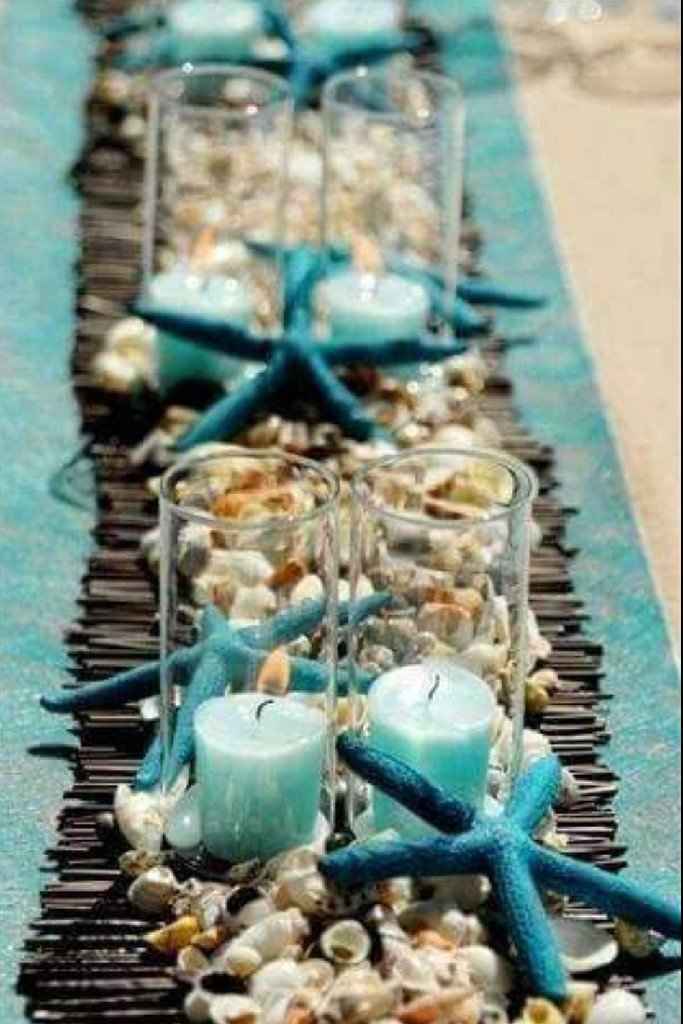Centros de mesa para boda en la playa - 9