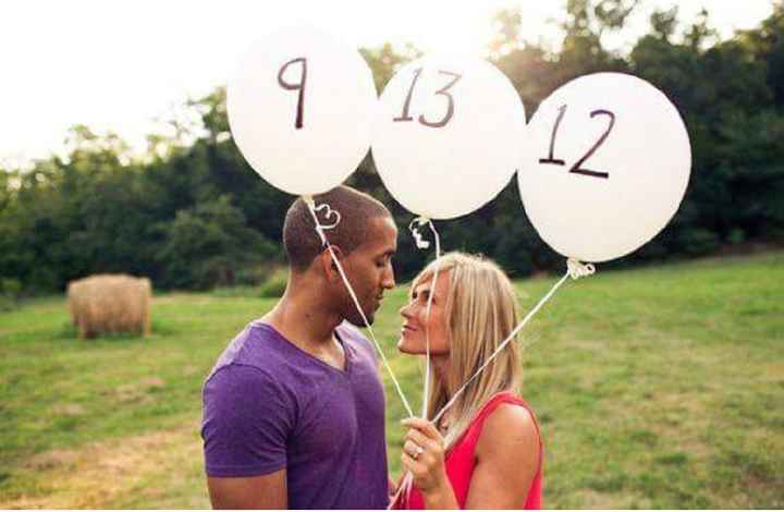 Save the date con globos - 7