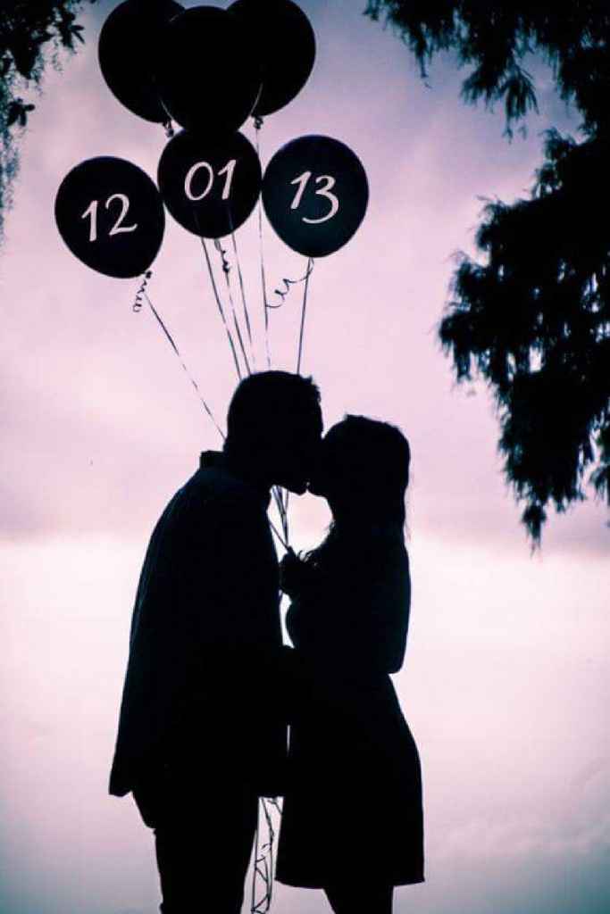 Save the date con globos - 9
