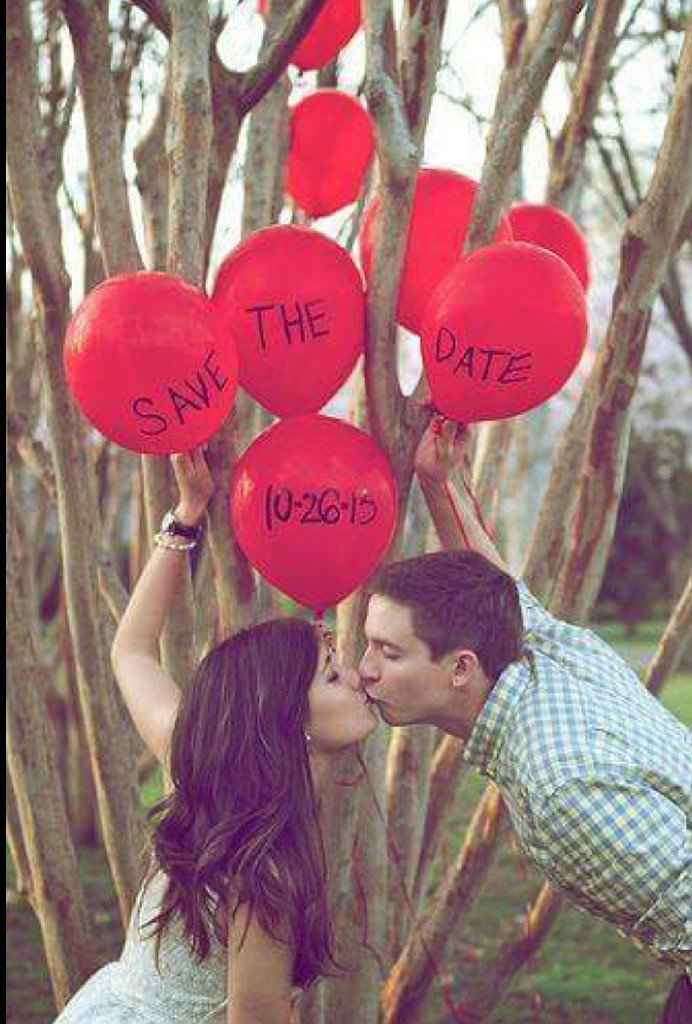 Save the date con globos - 11
