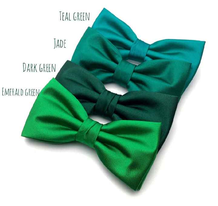  Moños en color verde 💚 - 4