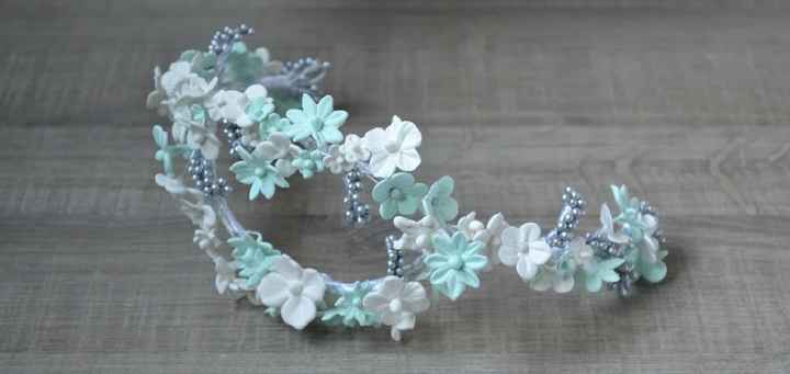  Tocados y peinetas en verde 💚 - 2