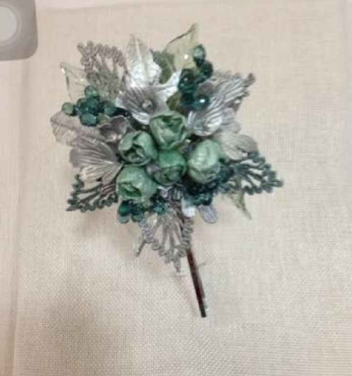  Tocados y peinetas en verde 💚 - 6