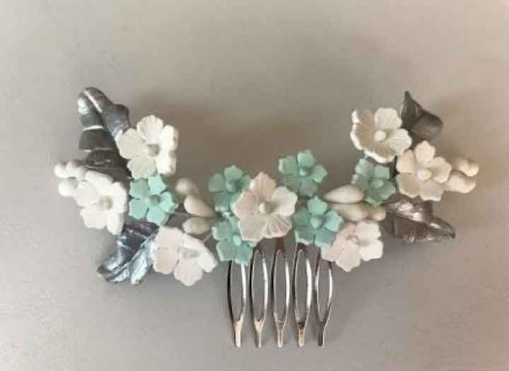  Tocados y peinetas en verde 💚 - 8