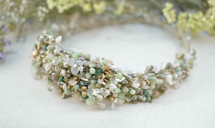  Tocados y peinetas en verde 💚 - 12