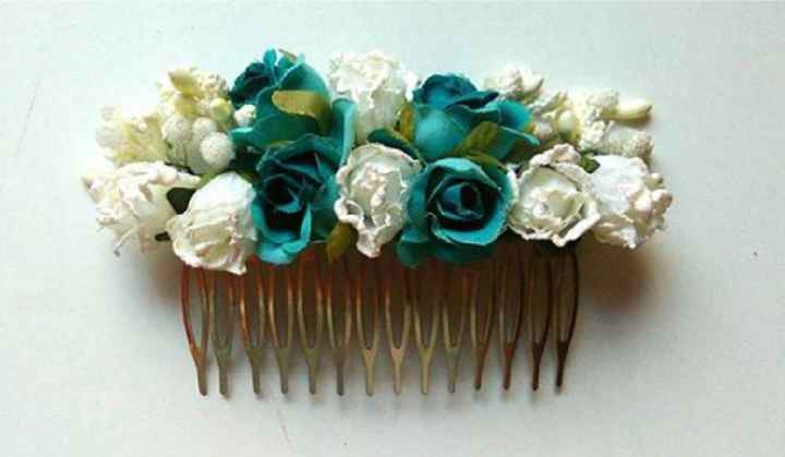  Tocados y peinetas en verde 💚 - 13