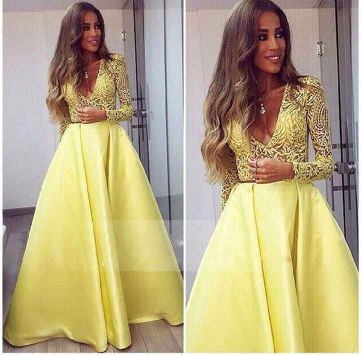  Vestidos para las damas 💛 - 7