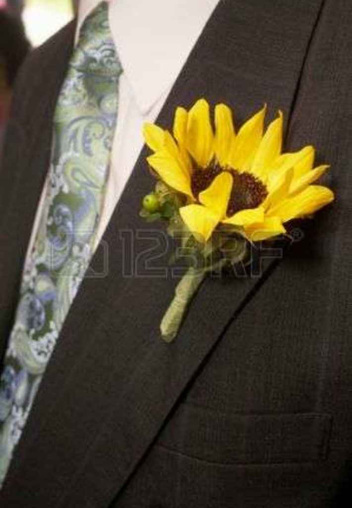  Boutonniere en amarillo 💛 - 3