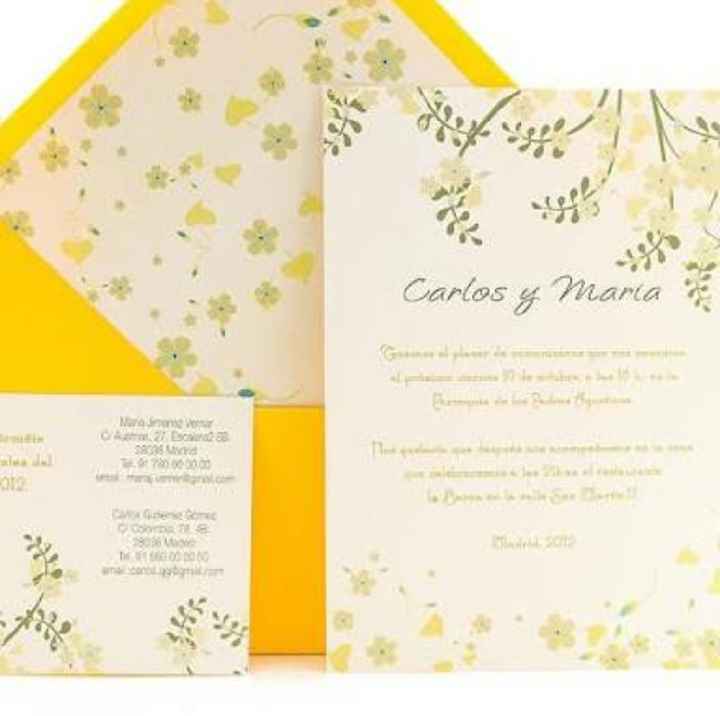  Invitaciones amarillo 💛 - 6