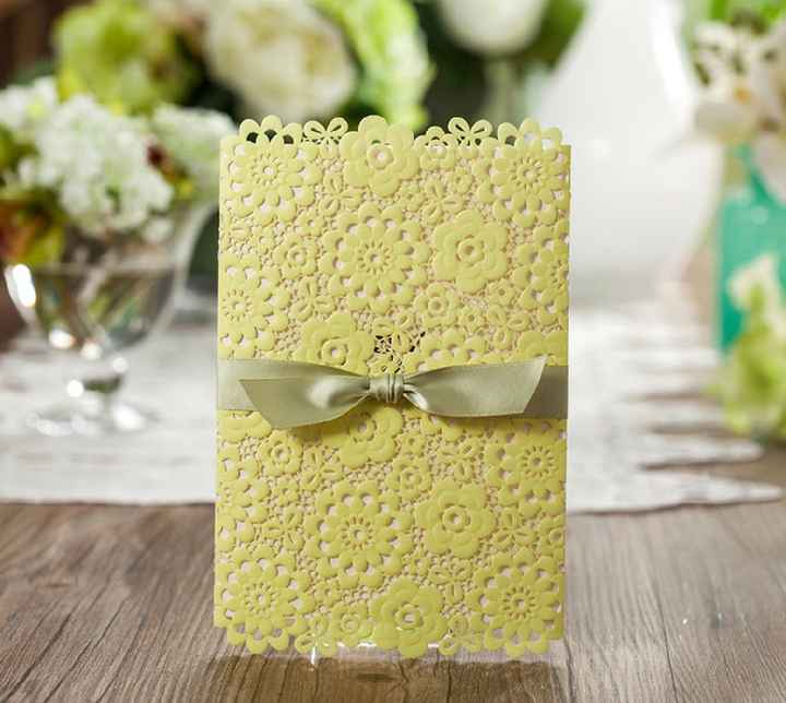  Invitaciones amarillo 💛 - 7