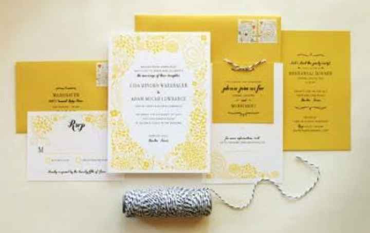  Invitaciones amarillo 💛 - 8