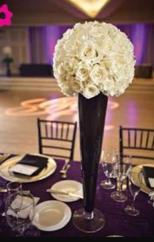  Centros de mesa en color negro ◼️ - 1