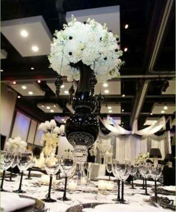  Centros de mesa en color negro ◼️ - 13