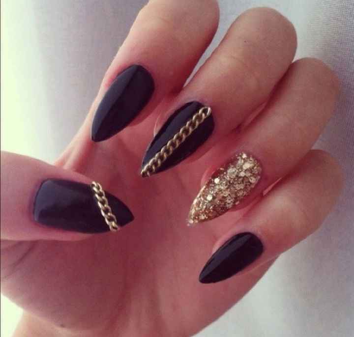  Uñas en color negro 💅◼️ - 17