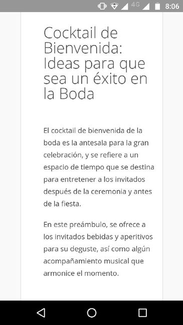 Cóctel de bienvenida, ¿cómo funciona? - 1