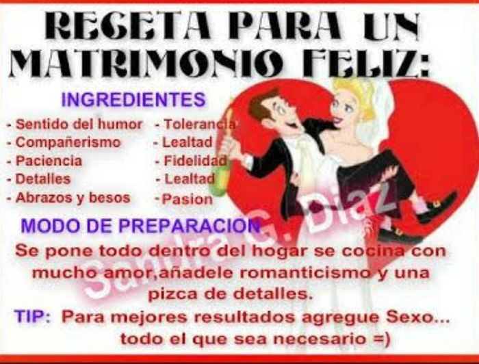 Recetas para matrimonio - 3