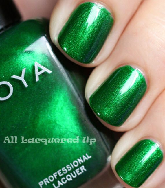  Uñas tono verde 💅💚 - 12