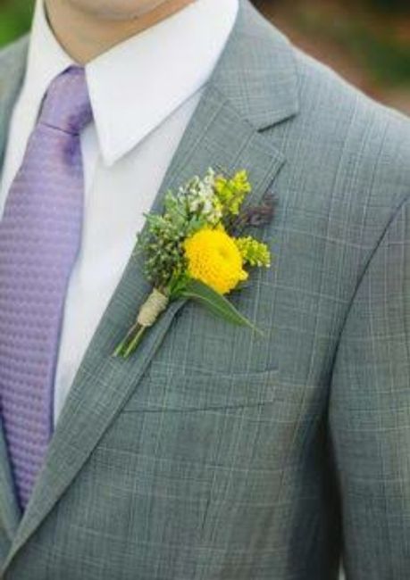  Boutonniere en amarillo 💛 - 2