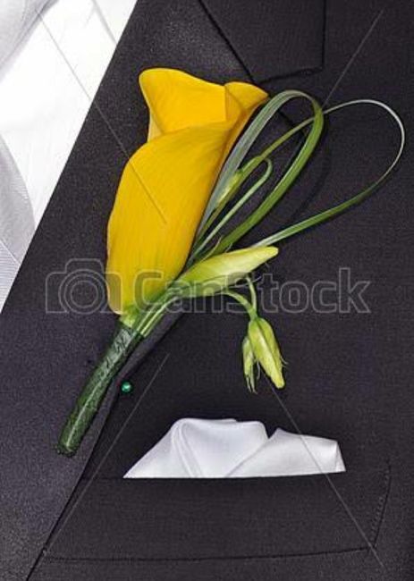  Boutonniere en amarillo 💛 - 15