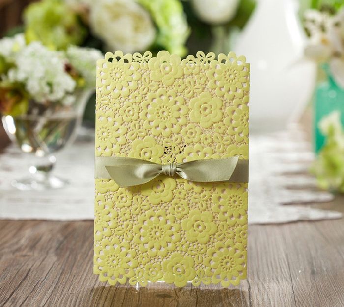  Invitaciones amarillo 💛 - 7