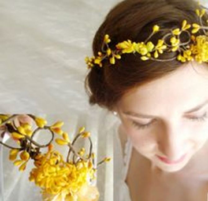  Tocados con flores 🌻💛 - 7