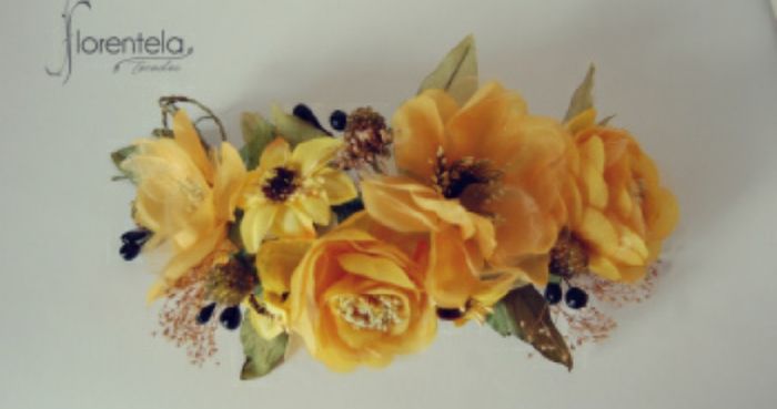  Tocados con flores 🌻💛 - 9