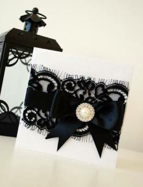  Invitaciones en color negro ◼️ - 2